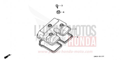 CYLINDER HEAD COVER NX250L de 1990